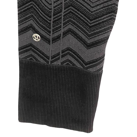 Lululemon Ebb To Street Seamless Pant Heather Black Slate Zig Zag 4 - Picture 6 of 9